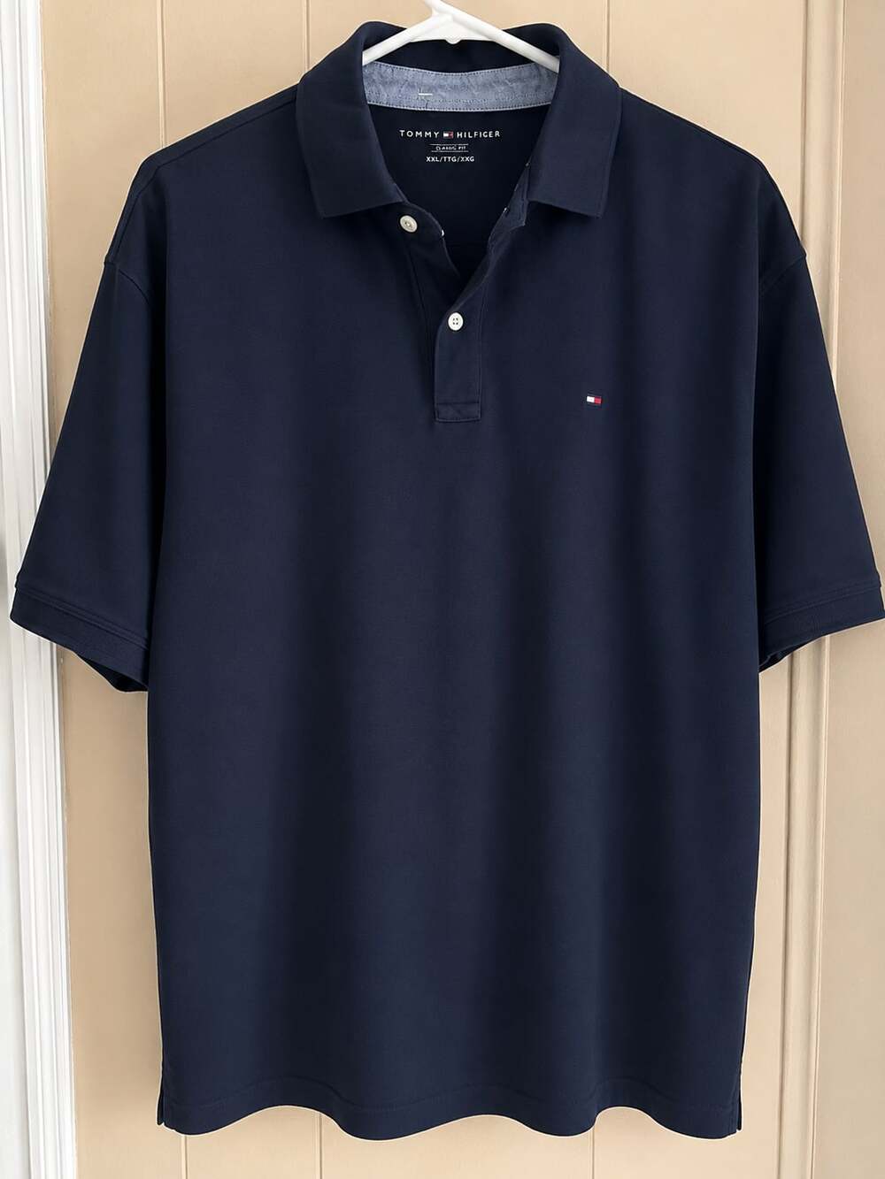 Tommy Hilfiger Men's Classic Fit Solid Navy Polo Shirt